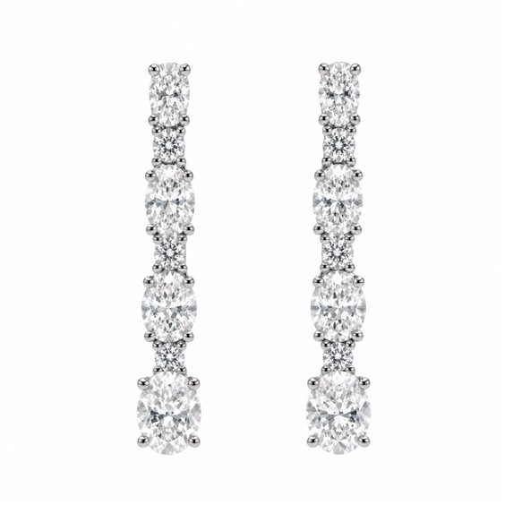 Ohrringe Ultima Edizione Dame in Silber OAO7424-BIANCO - OAO7424-BIANCO